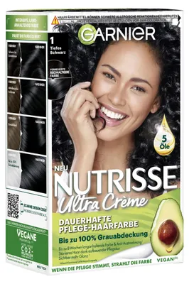 Produktbild von Garnier Nutrisse Dauerhafte Pflege-Haarfarbe mit nährenden Fruchtölen, Coloratio