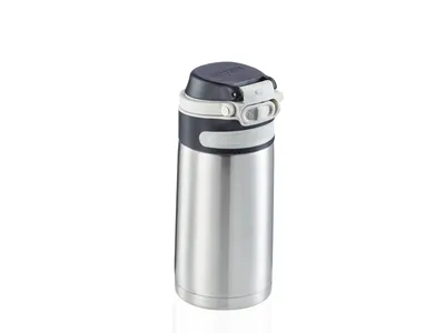 Zdjęcie produktu dla Kubek termiczny Leifheit Flip 350ml srebrny