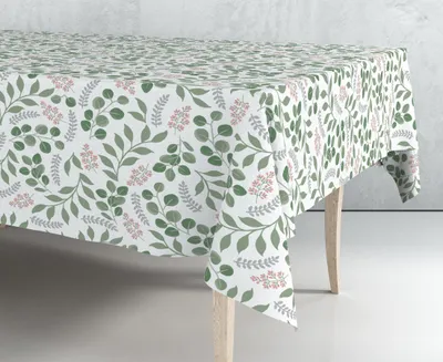 Imagen del producto de Mantel de hule estampado por metros - Hojas Jardín Helechos 43003-1