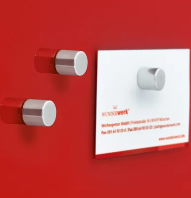 Produktbild von SuperDym-Magnet C5 Zylinder silber stark 10x10 mm VE=10x10 Stück
