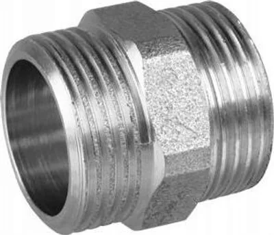 Produktbild von Verchromter Messingnippel 1" AQUER Anschluss