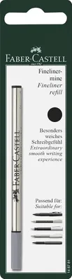 Obrázok produktu pre Náhradná náplň do fixiek Faber-Castell Fineliner – čierna