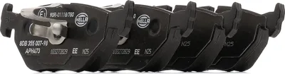 Produktbild von HELLA Bremsbeläge Satz Hinten Bremsklötze für BMW 5 Limousine (E39) 8DB 355 007-981