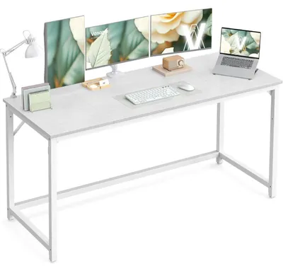 Produktbild von Computertisch LWD121WF01, 160 x 60 x 76 cm, weiß