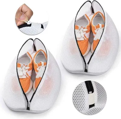 Produktbild von 2 Stück Waschmaschine für Schuhe, Waschbecken für Schuhe mit Schnellverschluss (42*24*24CM), für Sneaker, Sockenwaschmaschine