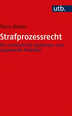Produktbild von Strafprozessrecht