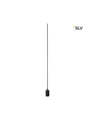Produktbild von SLV 132690 FITU Pendelleuchte A60 rund schwarz 5m Kabel mit offenem Kabelende max. 60W