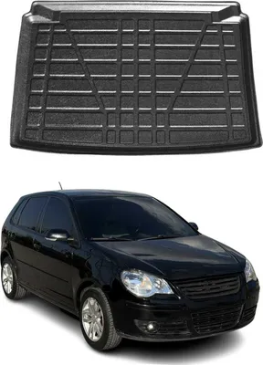 Produktbild von Kofferraumwanne Laderaumwanne für VW Polo 2005-2009 Gummi TPE Schwarz