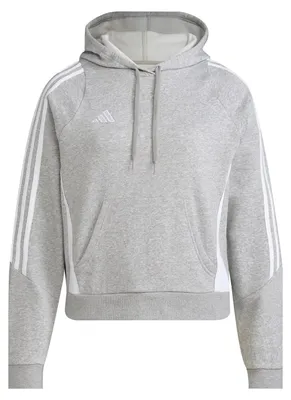 Produktbild von Adidas - "Tiro 24" Kapuzenpullover für Damen MR1200 (L) (Grau/Silber)