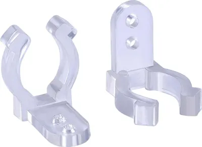 Produktbild von WEBBOMB Befestigungsclips Halterung für LED-Lichtschlauch 40 Halteclips für LED Lichterschlauch Lichtschlauchhalterung anschraubbar