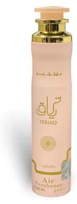 Obrázok produktu pre Osviežovač vzduchu Lattafa Teriaq, 300 ml, dámska vôňa