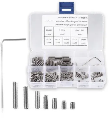 Produktbild von Edelstahl Sechskantschrauben M3 3-12 mm 304 Stahl