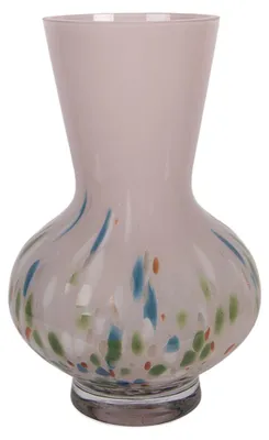 Zdjęcie produktu dla Clayre & Eef Wazon Ø 10x23 cm Różowy Szkło