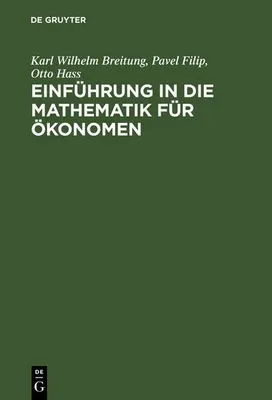Produktbild von Einführung in die Mathematik für Ökonomen