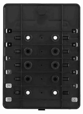 Image de Boîtier de fusibles à lame de 12 voies, type ATO/ATC, avec support et connecteurs PC, pour voiture ou bateau