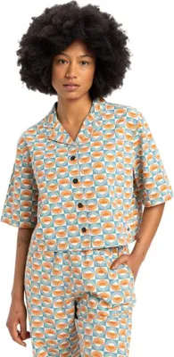 Obrázok produktu pre Quiksilver Dad Crop Fit SS Bavlna Brittanyblueflorever M