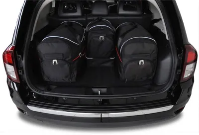 Produktbild von Jeep Compass 2007-2015 Kofferraumtaschen Set 4 Stk