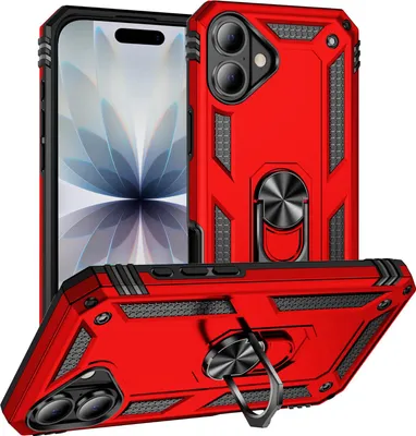 Produktbild von Armor Shield Handyhülle für Apple iPhone 17 Hülle Ultra Hybrid Case Schutzhülle, Rot