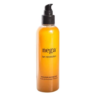 Produktbild von Natürliches Selbstbräuner Fluid 150 ml, schnelle Bräune mit Bronze Effekt, Beta Carotin und Smilax, vegane Pflege - Negatan