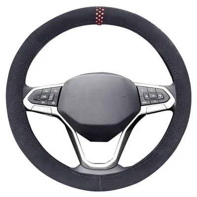 Obrázok produktu pre Univerzálne auto poťahy na volant, veľkosť 37-38 cm, čierna farba, protišmykové, pre pohodlie v lete aj v zime