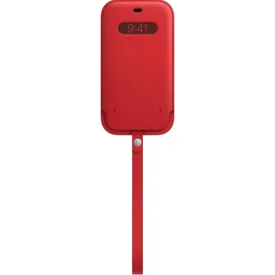 Produktbild von Apple - (PRODUCT) RED - Schutzhülle für Mobiltelefon - mit MagSafe - Leder - Rot - für iPhone 12 Pro Max