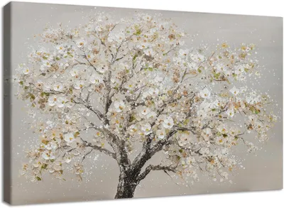 Image de Tableau sur toile, dimensions 40x60 cm, encadré en bois de cerisier, idéal pour une chambre