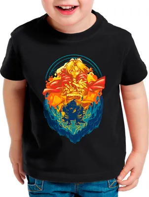 Produktbild von style3 Iron Alchemist Kinder T-Shirt fullmetal japan anime cosplay roy brotherhood