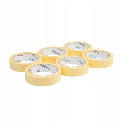 Produktbild von Dalpo Papiertape Malerkrepp Schutzband 25mm 33m 6 Stück