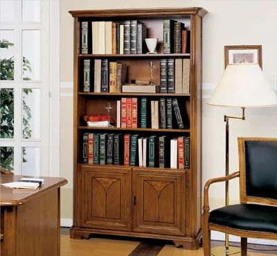 Produktbild von Wohnzimmer Vitrine Schrank Bücher Regal Anrichte Klassische Möbel Regale Holz