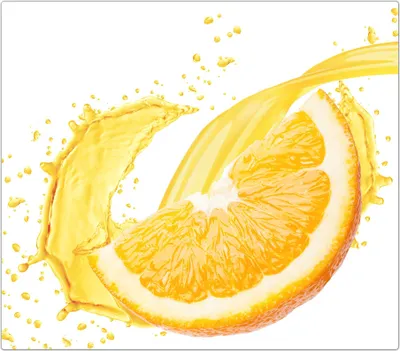 Produktbild von Spritzschutz Herdabdeckplatte Schneidebrett aus Glas Orangensaft spritzt 1-Teilig (60x52cm)