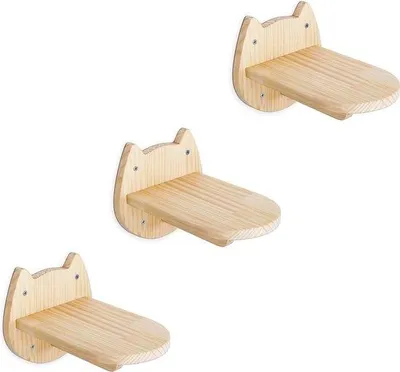 Produktbild von Famanu Katzenleiter Wandset 3-teilig - Katzenmöbel für Indoor-Klettern