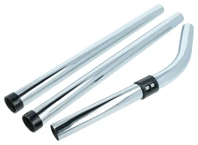 Produktbild von vhbw 3x Staubsaugerohr 3-tlg. mit Verlängerung kompatibel mit Numatic Charles, ERP180, CT370-2 Staubsauger - 32mm Anschluss, 50 - 150cm Silber