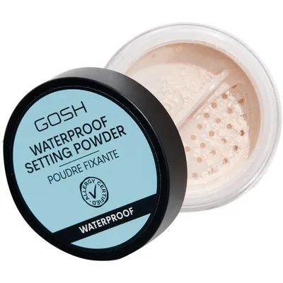 Zdjęcie produktu dla GOSH Waterproof Setting, Uniwersalne, Wszystkie odcienie skóry, Słoiczek, Proszek, 7 g, Kobiety