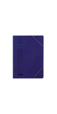 Produktbild von ELBA Eckspanner chic 400010108 DIN A4 150Bl. Karton dunkelblau
