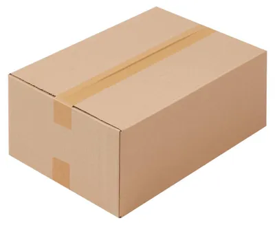 Produktbild von 25 x Faltkartons (400 x 300 x 200 mm) stabil 1-wellig Versandkarton Päckchen DHL Hermes Schachtel Box Paket braun BB-Verpackungen