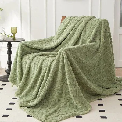 Produktbild von Kuscheldecke aus weicher Mikrofaser 150 x 200 cm - Warm und vielseitig für Sofa und Bett