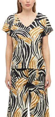 Immagine prodotto di Maglietta da donna s.Oliver – Vestibilità rilassata, scollo a V, tessuto jersey strutturato, disponibile in diverse varianti