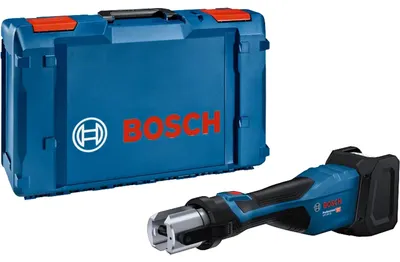 Zdjęcie produktu dla Bosch Akku-Presswerkzeug GPT 18V-32, Prosty uchwyt, Metal, Plastik, Niebieski, 360°, Niemcy, 34 kg