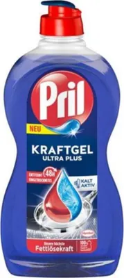 Produktbild von Pril Kraftgel Ultra Plus (450ml Flasche)