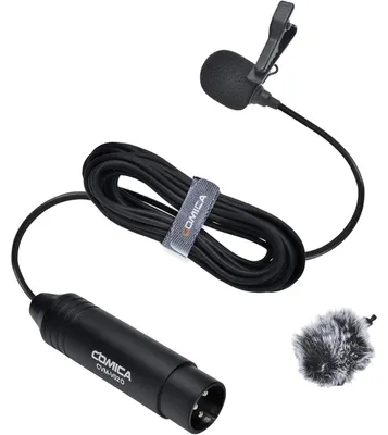 Obrázek produktu pro Kondenzátorový mikrofon XLR, lavalierový, všesměrový