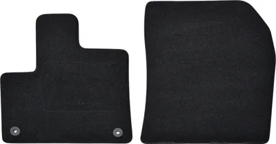 Image de Tapis De Sol Noir Velours Pour Opel Combo Depuis 2018 2pcs, Ajustement précis, Base Antidérapante, Renforcée dans la Zone de la Pédale