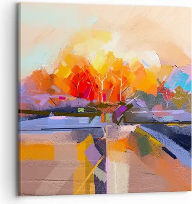 Produktbild von Bild auf Leinwand - Leinwandbild - Abstraktion modern - 70x70cm - Wand Bild - Wanddeko - Wandbilder - Leinwanddruck - Bilder - Kunstdruck - Wanddekoration - Leinwand bilder - Wandkunst - AC70x70-4097