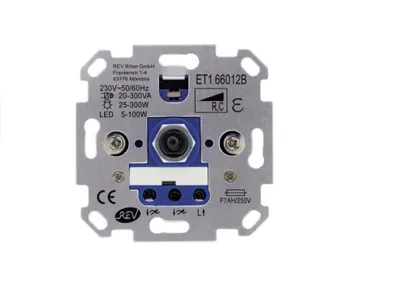 Image de REV Tronçon de phase LED Variateur transformateur électrique compatible Busch Jaeger, Gira, Jung,Merten
