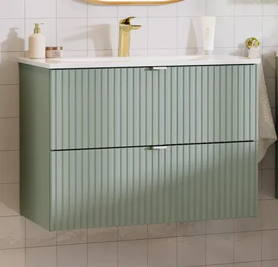 Produktbild von Waschtisch 80cm, grün, NEWPORT-56-GREEN