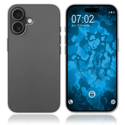 Produktbild von PhoneNatic Case kompatibel mit iPhone 16 Silikon Hülle Crystal Clear Cover