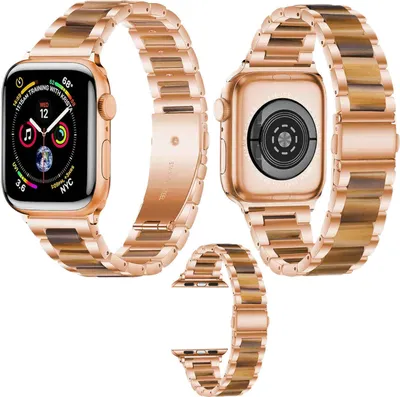 Obrázek produktu pro Pro Apple Watch Series Ultra 1 + 2 49mm 9 8 7 45 / 6 SE 5 4 44 / 3 2 1 42mm kovový / pryskyřicový náramek Smart Watch