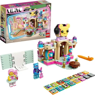 Image de LEGO 43111 VIDIYO Candy Castle Stage Beatbox Music Video Maker, Set de jouets musicaux pour enfants avec AR App
