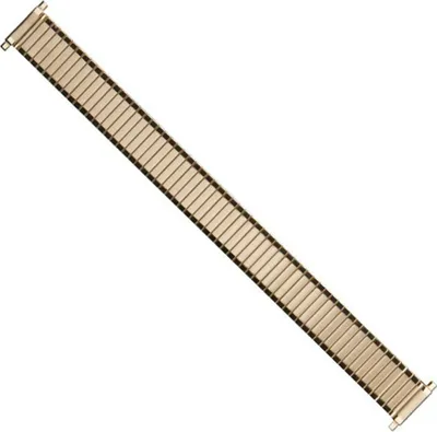 Produktbild von Zugband Ersatzband Edelstahl gelbgoldfarben 18mm 19mm 20mm 18109G