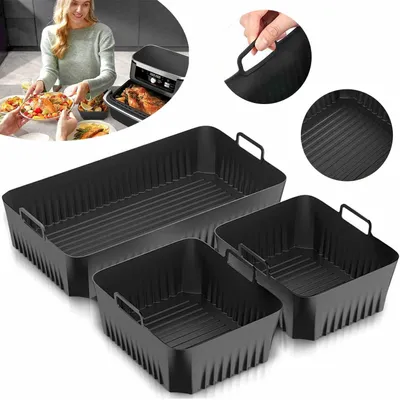 Produktbild von Heißluftfritteuse Zubehör für Ninja Foodi AF500EU, Silikonform für Heißluftfritteuse, Ninja Airfryer Zubehör