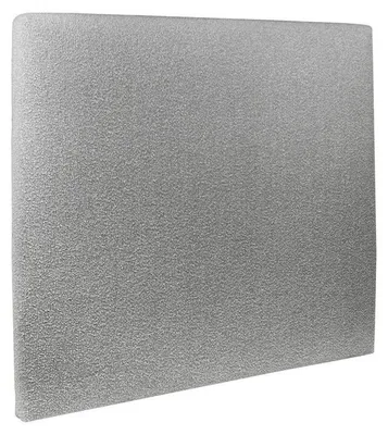 Produktbild von Kopfteil gepolstertes – grauer Bouclé-Stoff - 150 cm